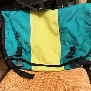 Timbuk2 Teal and Yellow Messenger Bag